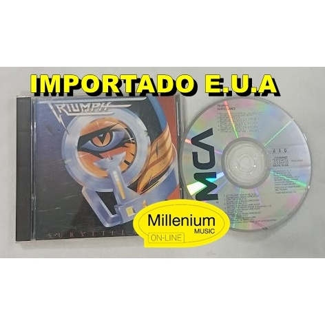 CD Triumph Surveillance 1987 Importado E.U.A Original Gravadora Colecionador Ótimo Estado