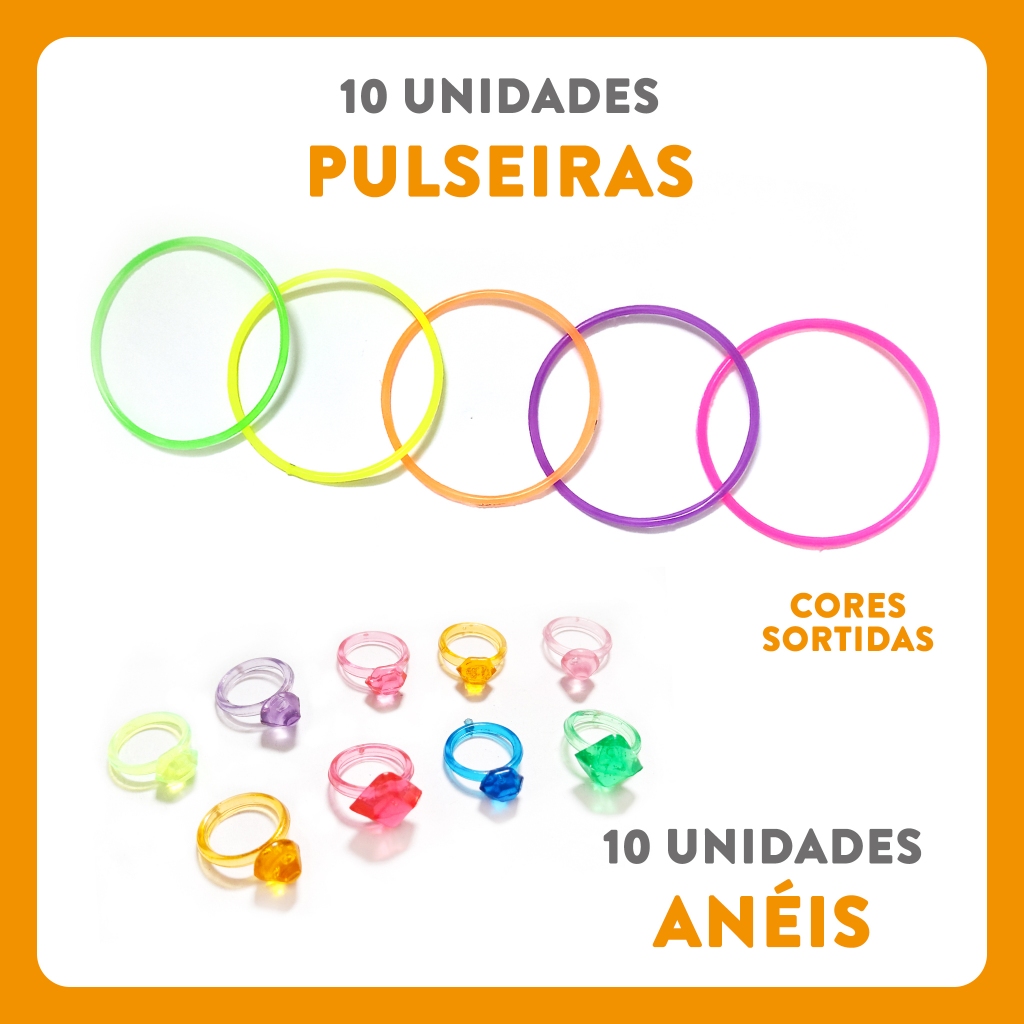 Detalhes do Kit 100 Brinquedos Sortidos (10 Modelos) Prenda Festa Junina - Lembrancinhas - Brindes - Infantil