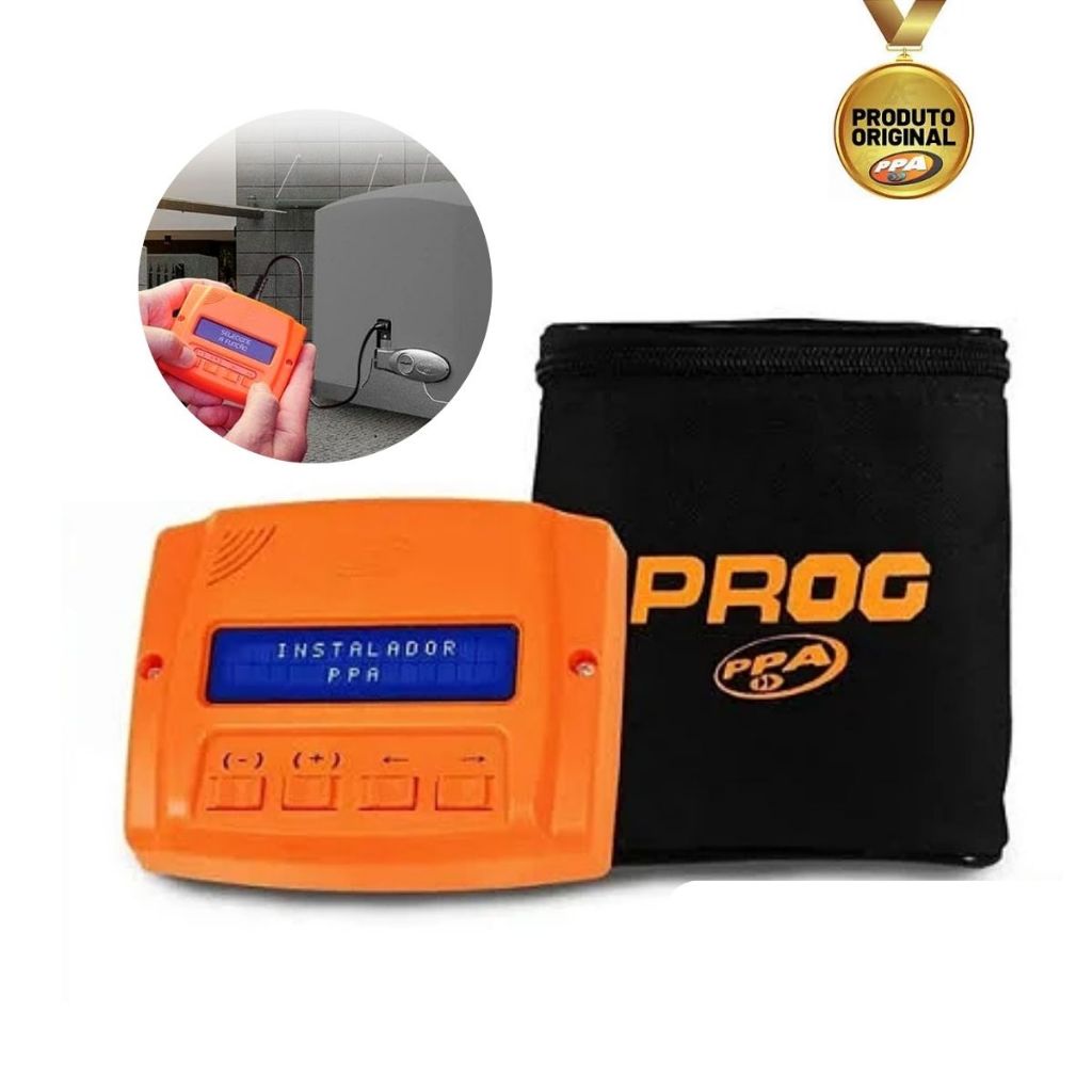 Programador Instalador Portão Eletrônico Motor Prog Bolsa Original PPA