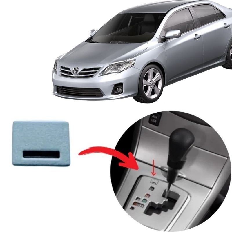 Cobertura Botão Tampa Trava Câmbio Toyota Corolla 2008/2011 - 33554-12120 02 peças em Oferta na Shopee