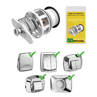 Kit Reparo Completo Para Válvula 1.1/2 Compatível Com Docol Mix Plastic em Oferta na Shopee