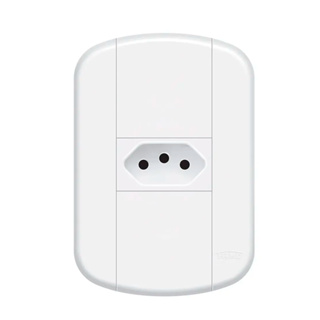 Tomada 2P+T 10A/250V Blanc+ Fame – Alta Resistência e Segurança em Oferta na Shopee