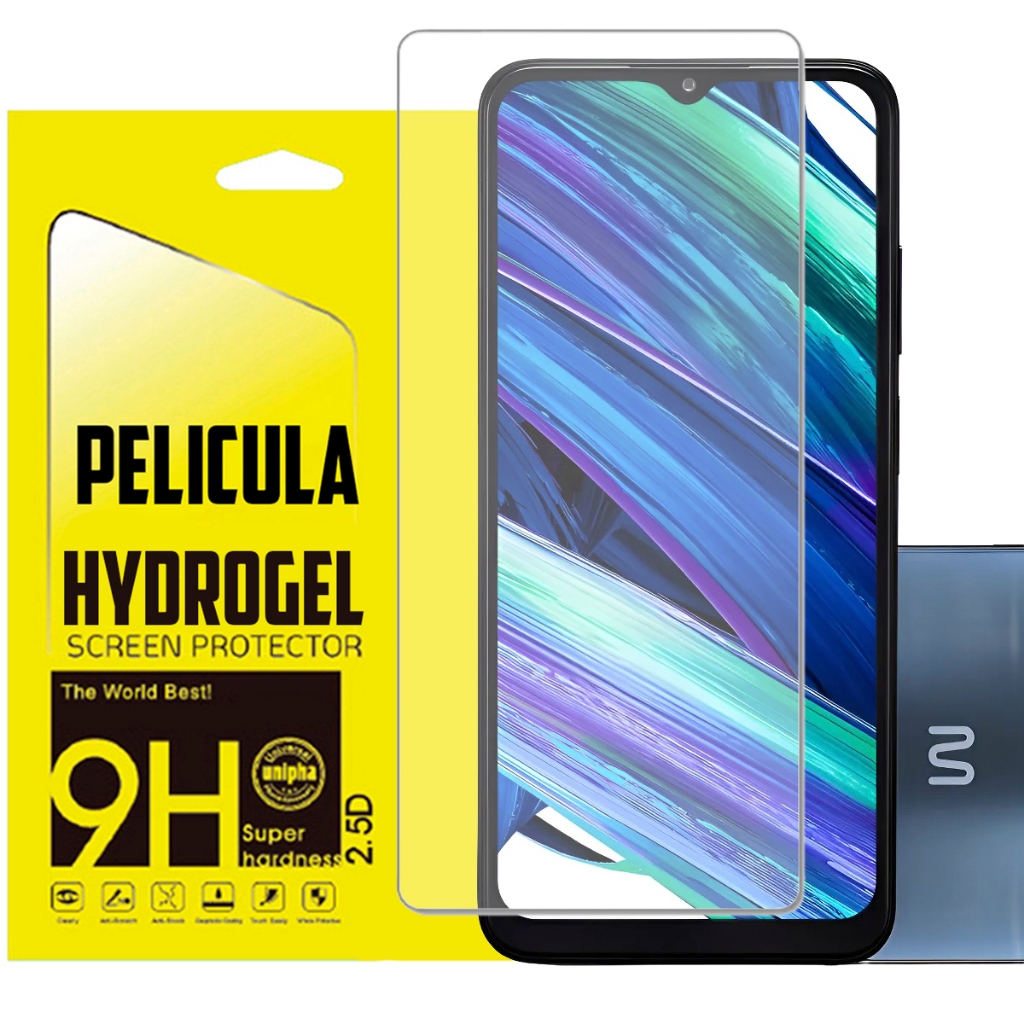 Película Hidrogel Slim TPU Protetora para todos modelos de Celular Multilaser E F G H M 1 2 3 PRO UP MAX