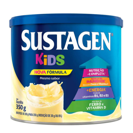 Suplemento Infantil Sustagen Kids a partir de 3 anos Baunilha 350g em Oferta na Shopee