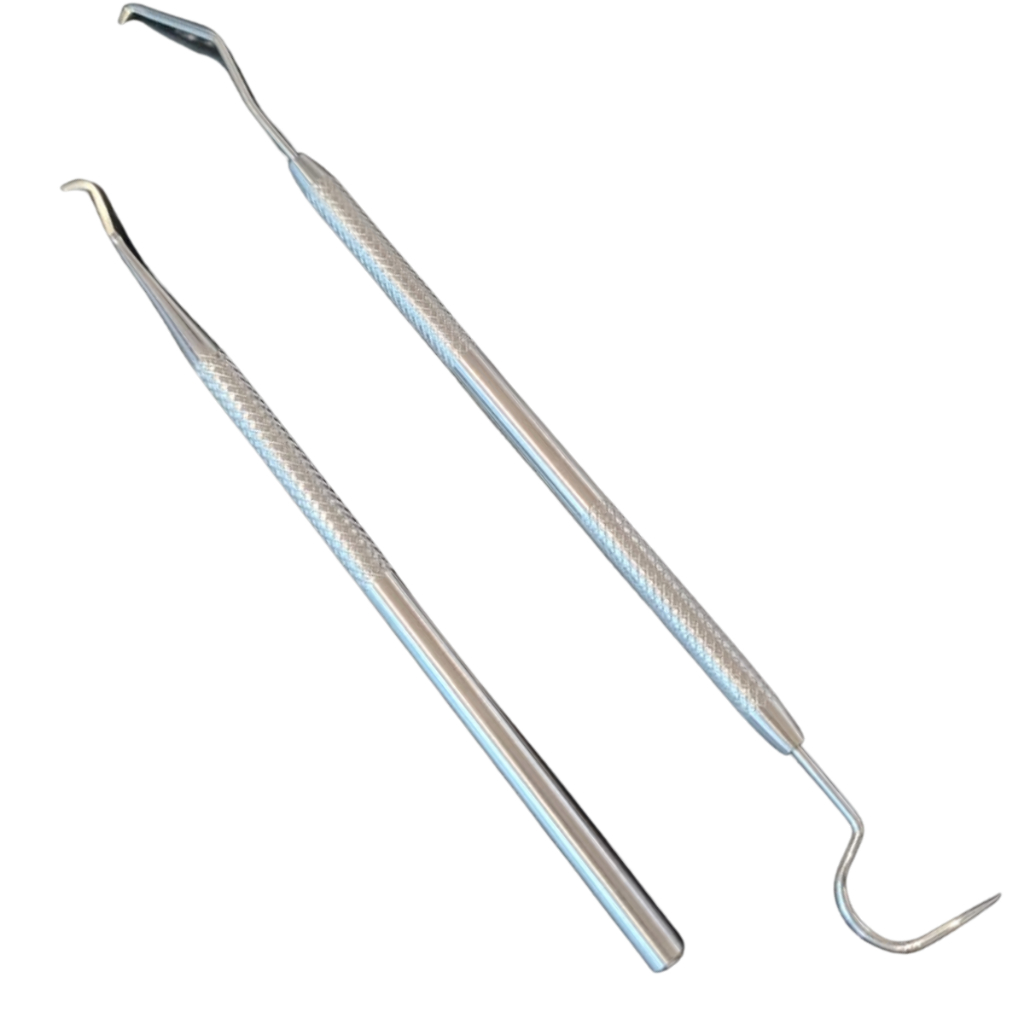 Kit Sonda Exploradora N 5 + Extrator de Tartáro N 3 Profissional Aço Inox Autoclavavel Anvisa em Oferta na Shopee