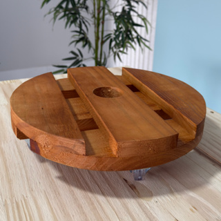 Suporte Para Vaso de Plantas Redondo 25 cm Vários Tamanhos Rodinhas em Acrílico Cristal em Oferta na Shopee