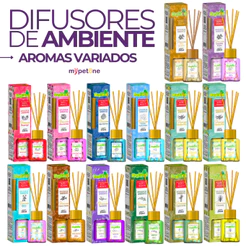 Difusor de Ambientes 250ml Mogilândi Vários Aromas
