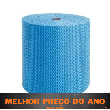 Pano Multiuso Tipo Perfex Limpeza Rolo com 600 Unidades 20x40cm Rolo 240m