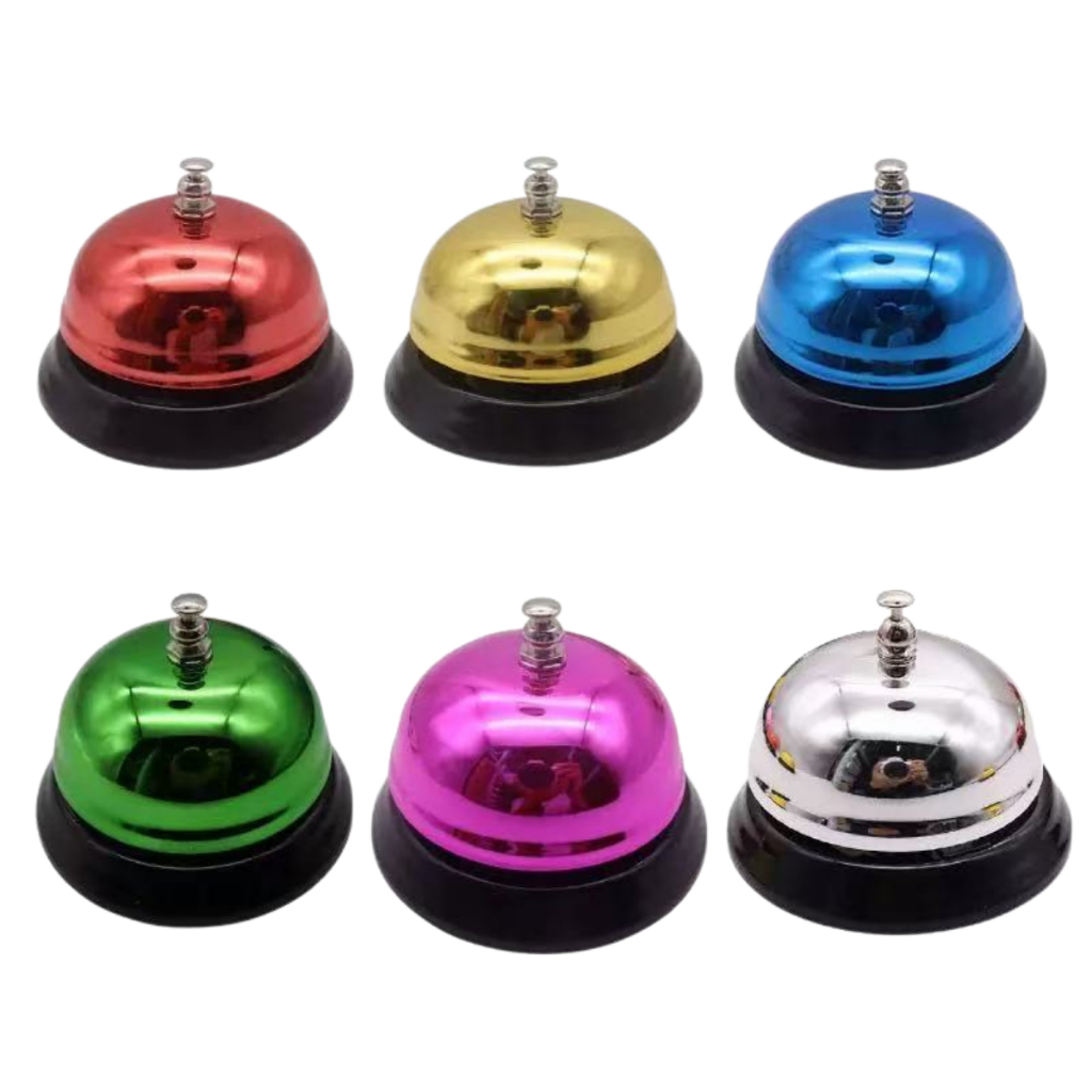 Sino Sineta Campainha Mesa 8cm Recepção Hotel Restaurante