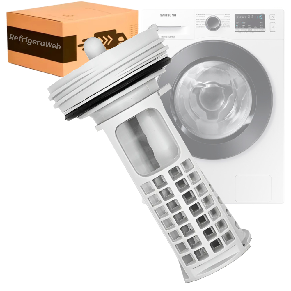 Filtro De Fiapos Lavadora Lava E Seca Samsung Wd0854 Wd10j -Compativel