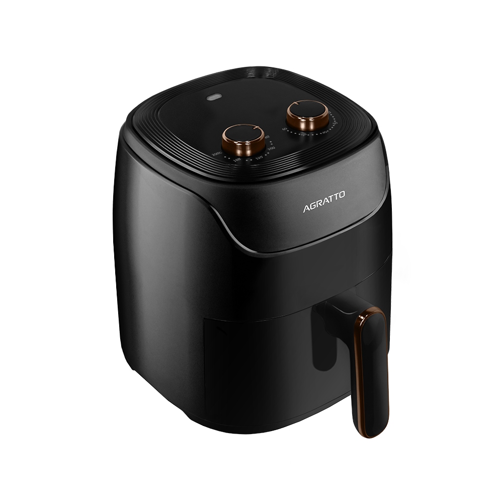 Fritadeira Air Fry Eletrica Agratto Supremma 127v Preta 4 Litros - 1200w