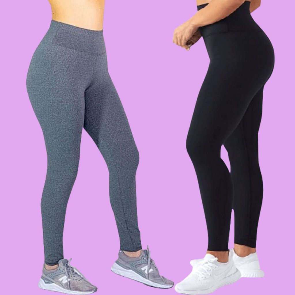 Kit 9 Calça Legging Feminina Fitness Academia  Básica Levanta Bumbum Cintura Alta