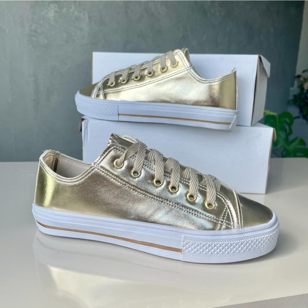 tenis Feminino Metalizado promoção ultimos pares em Oferta na Shopee