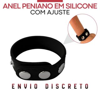 Anel Peniano com Regulagem Silicone 2cm Retardador de Ejaculação Penis Duro Sex Shop - Lovetoys em Oferta na Shopee