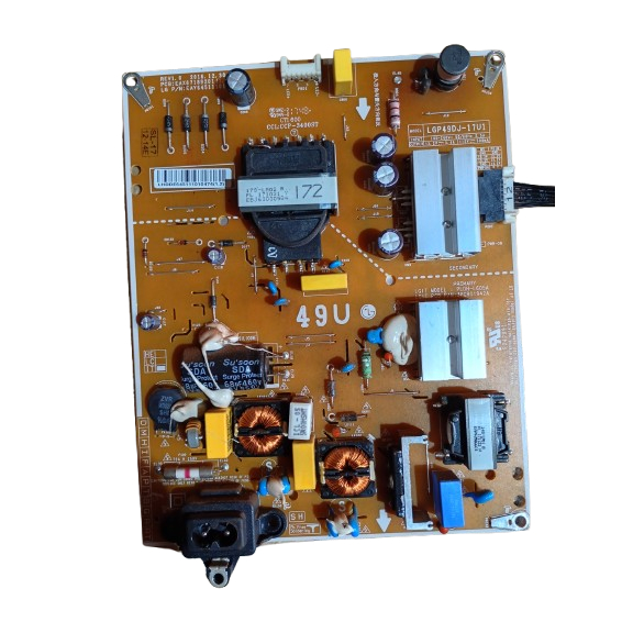 Placa Fonte Para Tv 49uj6300 49uk6310 49uk631  Eax67189201 (1.6) LGP49DJ-17U1
