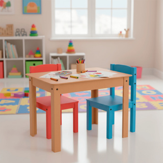 Mesinha Infantil Retangular em MDF Cru Desmontável Educativa Leve para Atividades Desenho Brincadeiras e Estudo em Oferta na Shopee