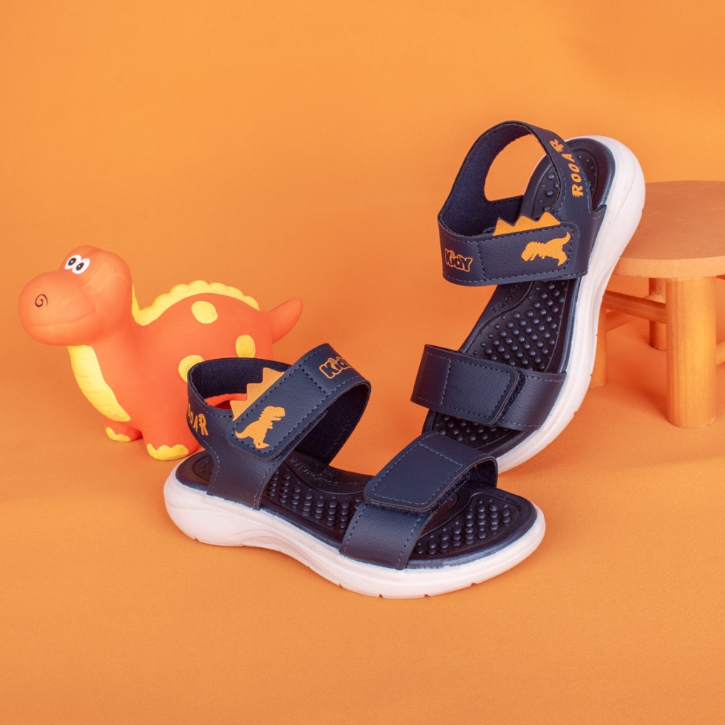 Sandália Infantil Menino Kidy Fly Baby Marinho Dino Surpresa Confortável Anatômica Antiderrapante em Oferta na Shopee