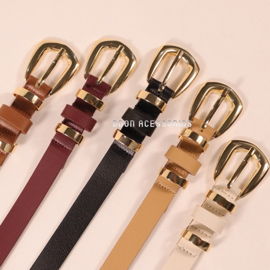 Cintos Feminino Moda Fivela Dourado Largura de 1.7CM em Oferta na Shopee