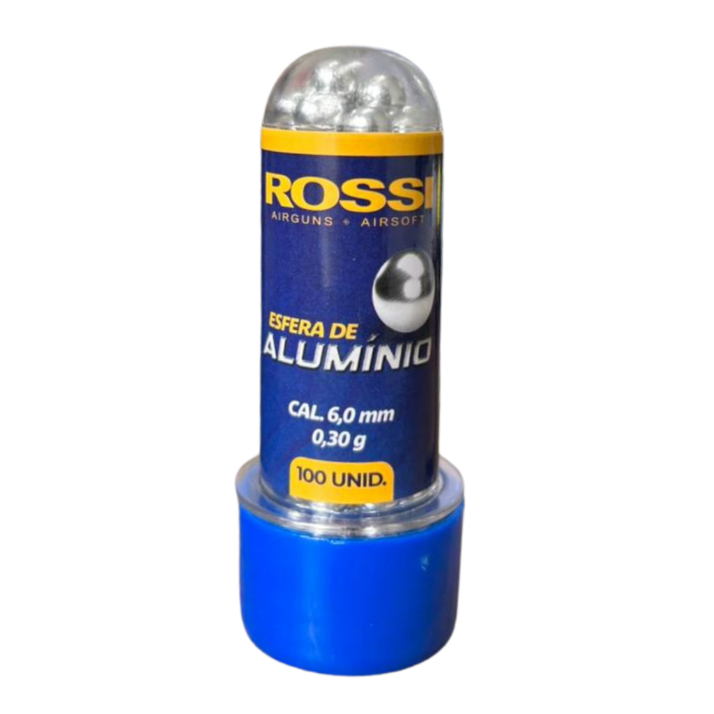 Pote 100 Esferas de Alumínio ROSSI 6mm 0,30g em Oferta na Shopee