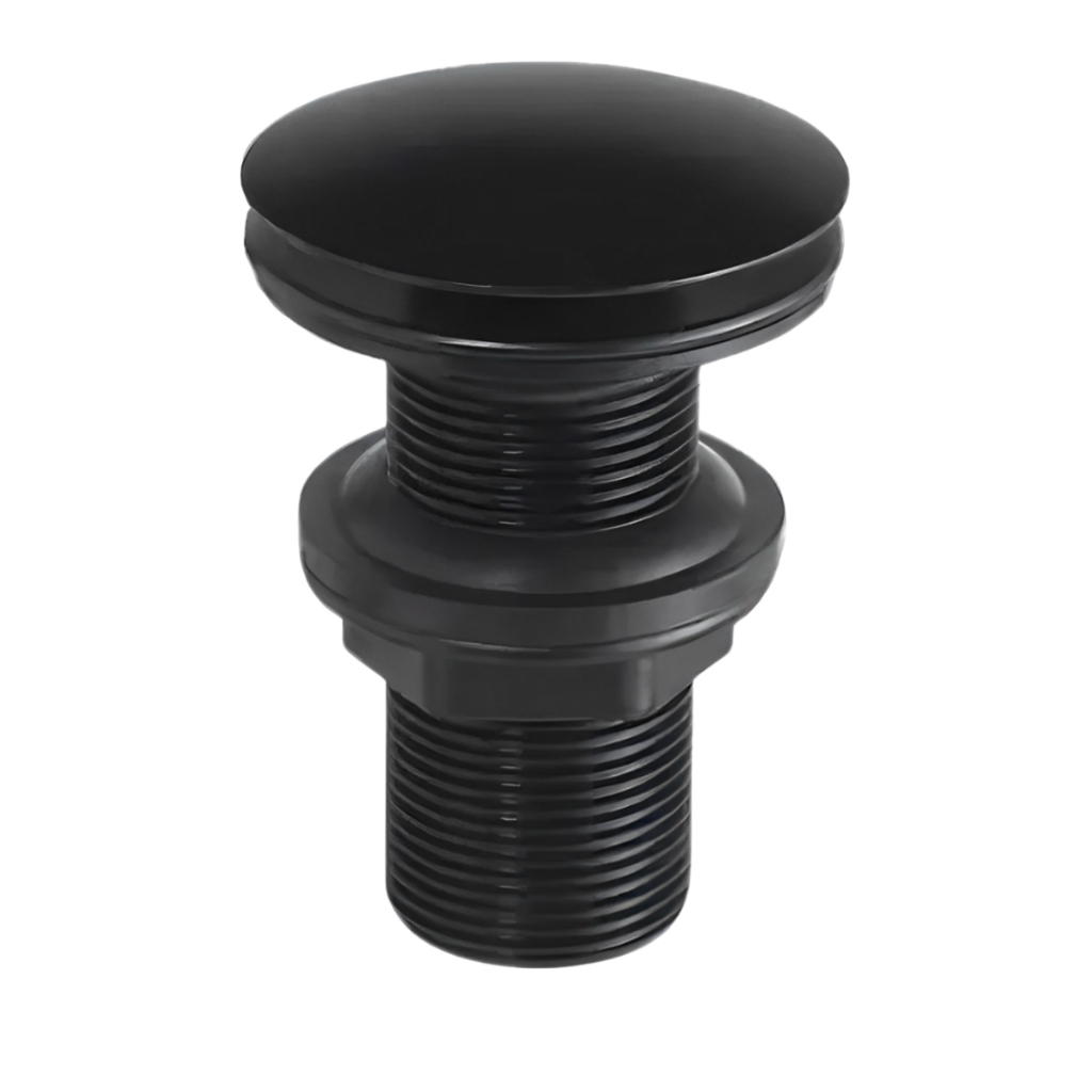 Valvula Click Ralo Ralinho Preto Fosco para Pia Cuba de Banheiro Lavabo Inteligente 7/8 em ABS