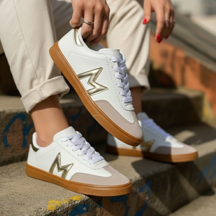 Tênis Feminino Retrô Vintage Casual Esportivo Linha Premium - Estilo e Conforto Tendências Blogueira em Oferta na Shopee