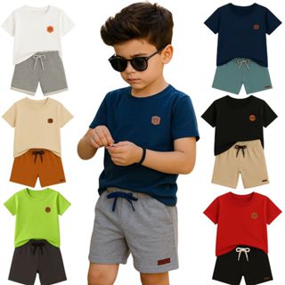 Kit Conjunto Infantil Masculino Liso do 2 ao 12 Sortido | Kit Roupa Infantil Menino em Oferta na Shopee