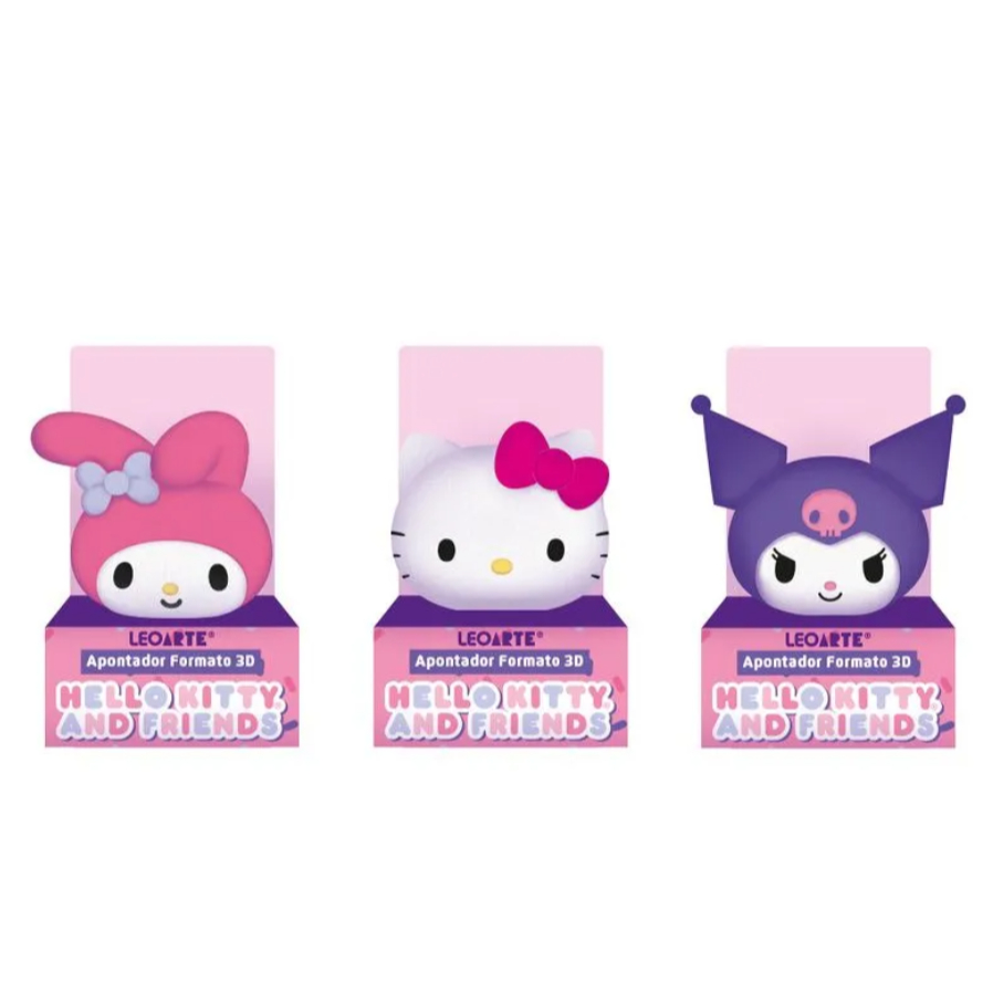 Apontador Formato 3D Hello Kitty and Friends .Leoarte