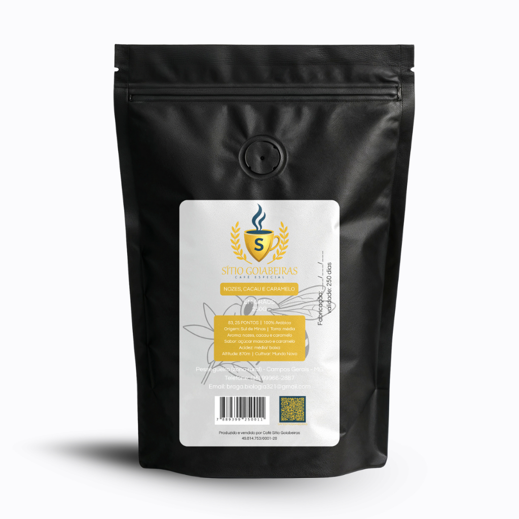 Café especial Sítio Goiabeiras (em Grãos) 500g (em Grãos 84 pts) (Peneiras: acima de 16+)  (EDIÇÂO ESPECIAL)