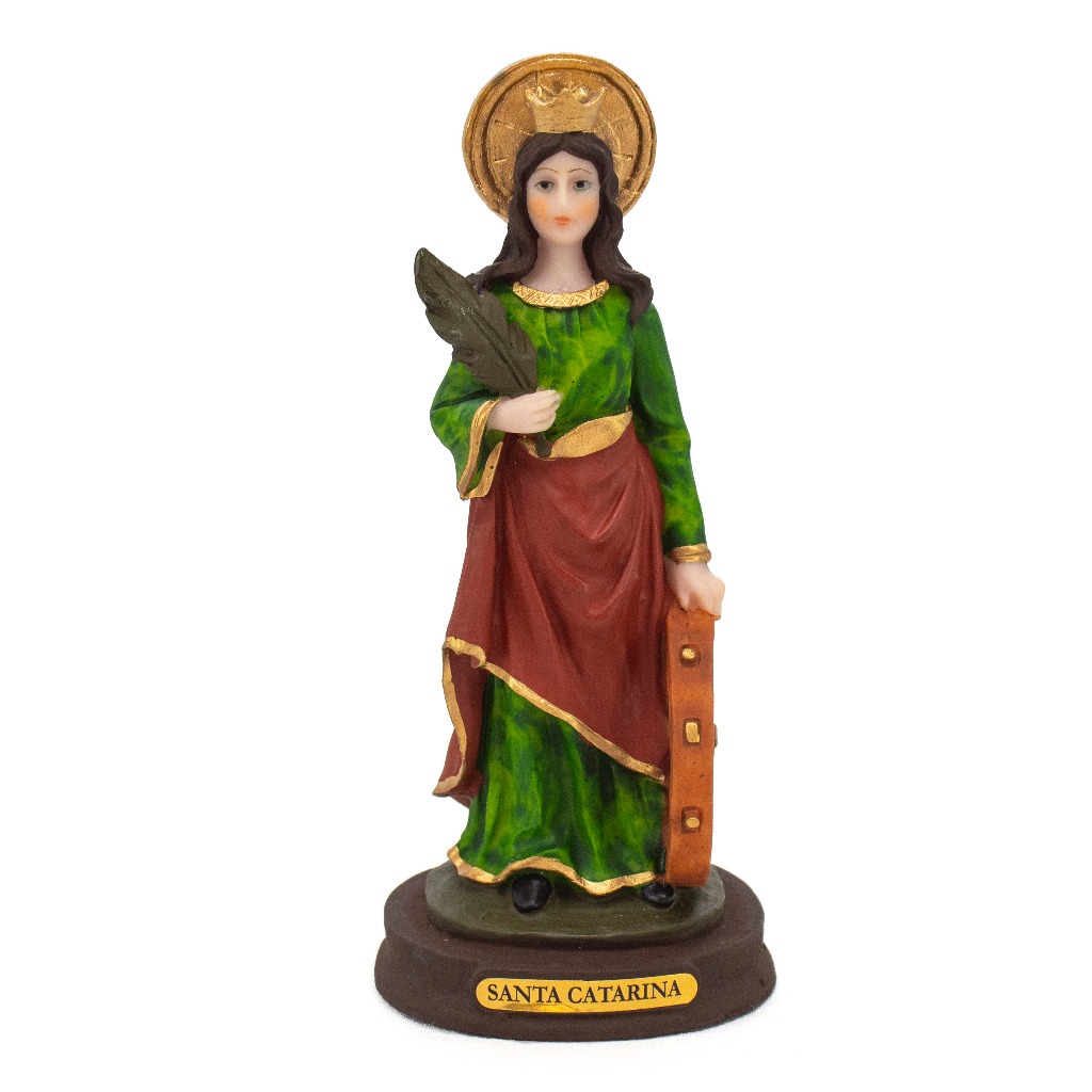 Imagem Santa Catarina Resina 15 cm