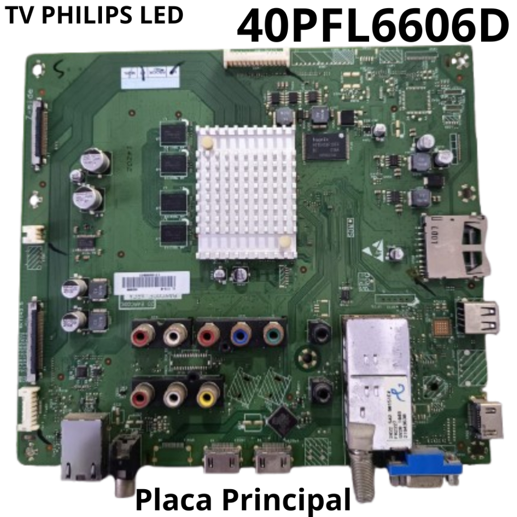2704 Placa principal para tv Philips led Mod: 40PFL6606D