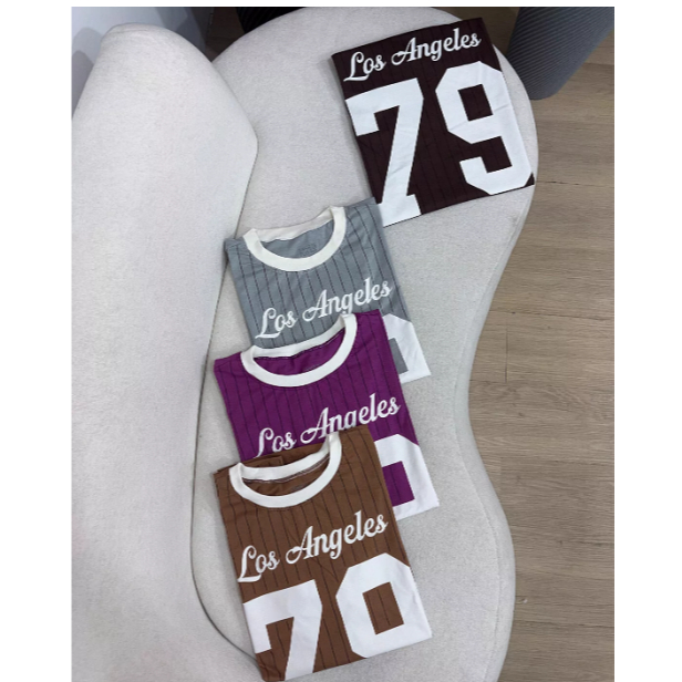 T-shirt plus los angele 79 100% algodão tee diversos modelos e cores coleção nova tendencia look