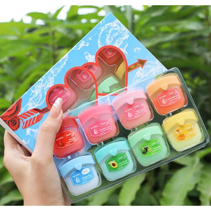 8 pcs Lip Balm Bálsamo Labial Hidratante