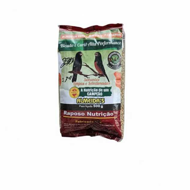 Ração Raposo Nutrição  Bicudo e Curió Alta performance 500g