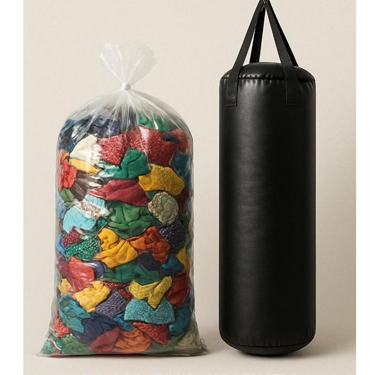 ENCHIMENTO PARA SACO DE BOXE RETALHO DE TECIDO 30 KG RETALHOS PARA ENCHER SACO DE PANCADA 1,20 *APENAS O ENCHIMENTO*