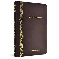 Bíblia Slim | ARC | Capa Luxo Marrom