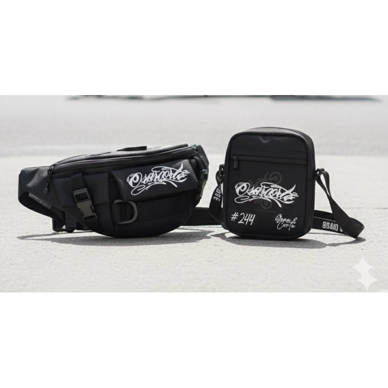 Osascorte Kit Bolsa Pochete Bag Motoboy Motoqueiro Revoada Festa Entregas Balada