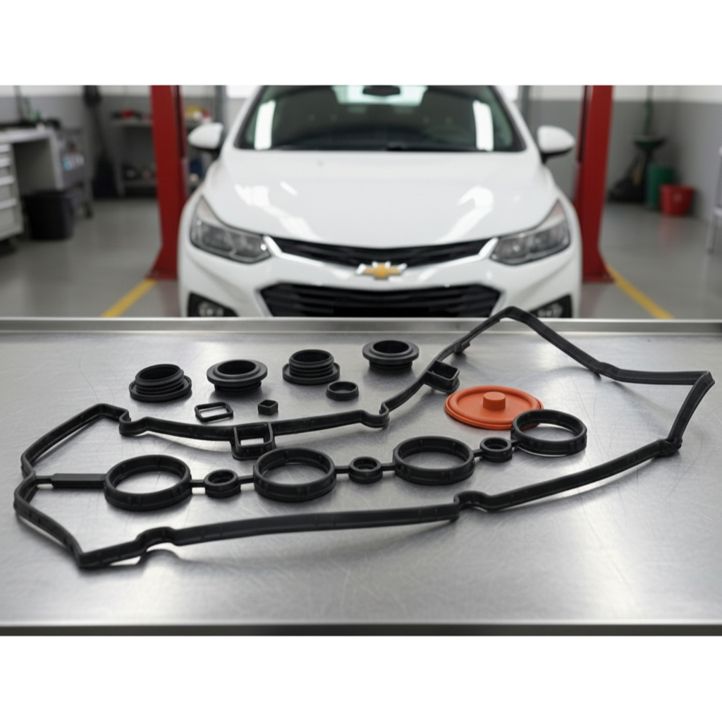 Kit Jogo Junta Tampa Válvula Cruze Tracker 1.8 16v Completa Ecotec LTZ Sonic Diafragma