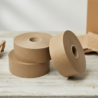 3 Rolos Fita Adesiva Gomada 70mm Sem Reforço Pardo Liso 3 Kg - Marrom-claro em Oferta na Shopee