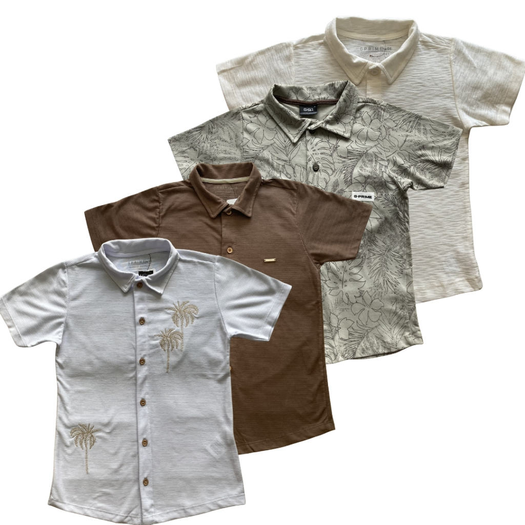 Camisa Infantil Juvenil Algodão Estampas  Diversas 1 ao 16