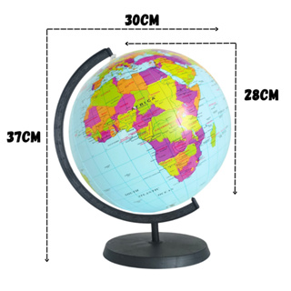 Globo Terrestre Escolar Giratório Mapa Mundi Grande 37 Cm em Oferta na Shopee