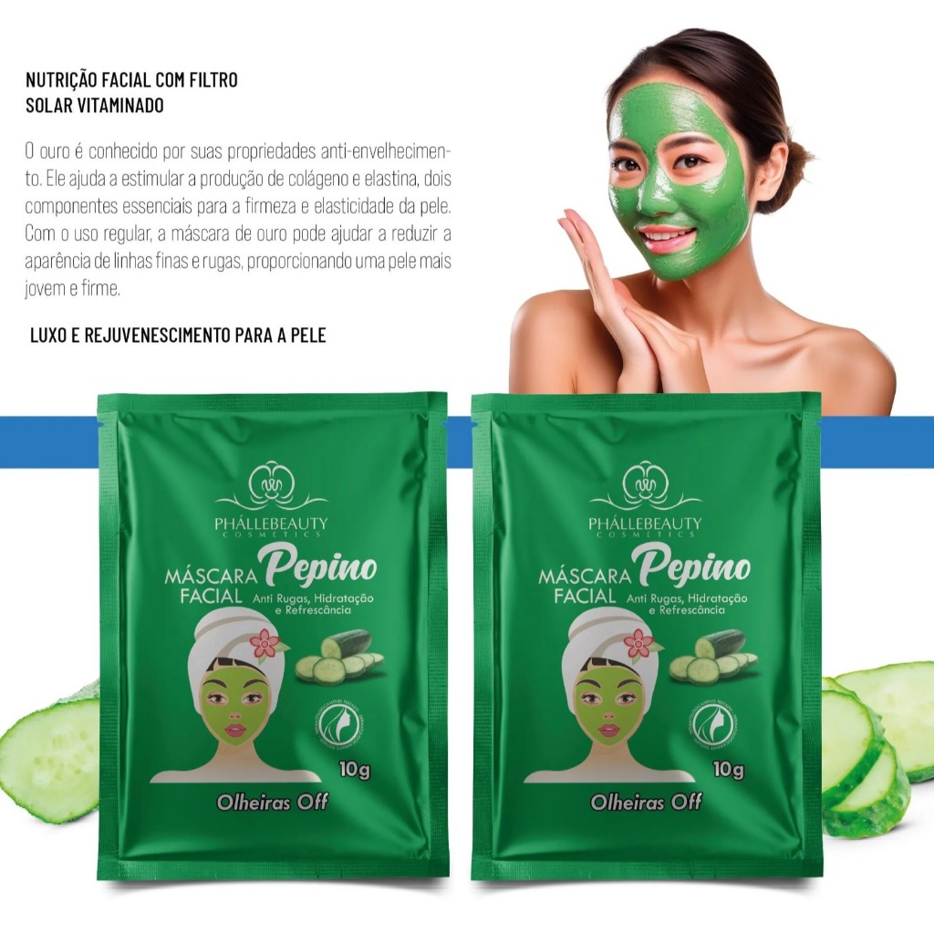 Máscara Facial de Pepino: Onde Comprar | BuscaProdutos