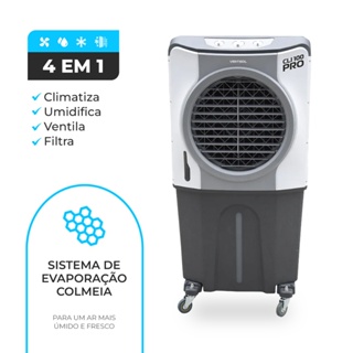 Climatizador Evaporativo Industrial Portátil 100L Ventisol – Para Ambientes de Até 60 m² em Oferta na Shopee