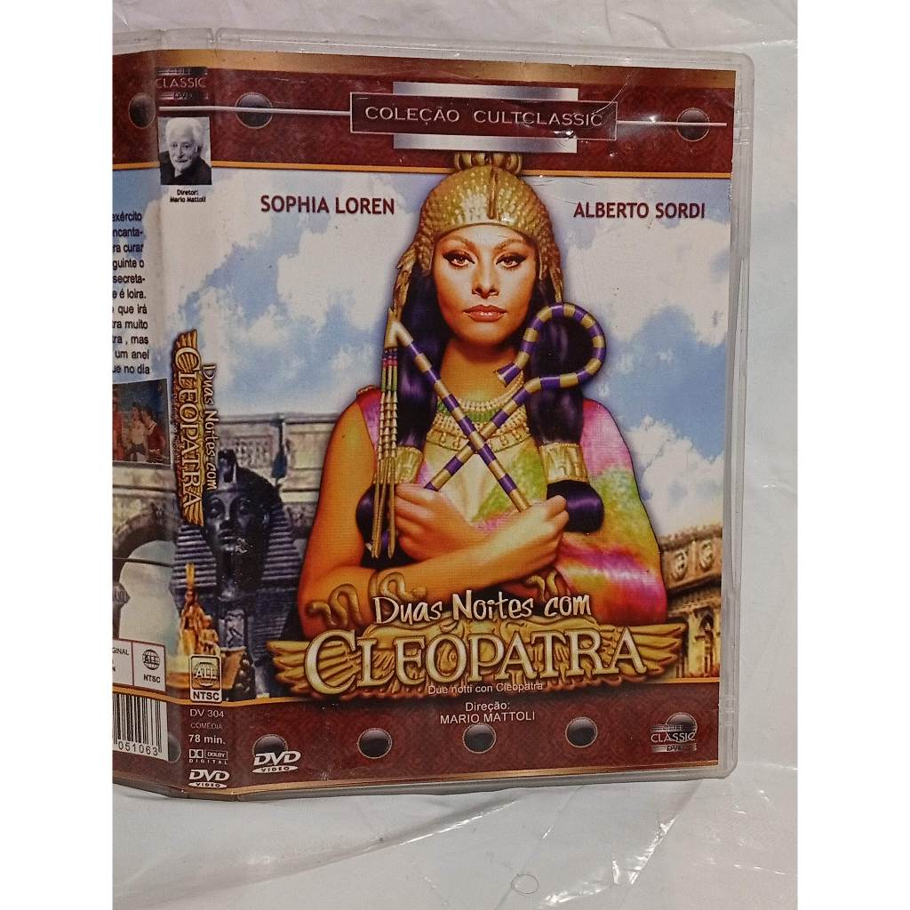 Dvd duas noites com Cleópatra 1954