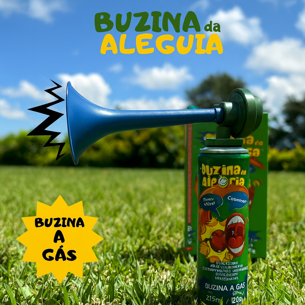 Buzina da Alegria a Gás Spray com Corneta 215ml