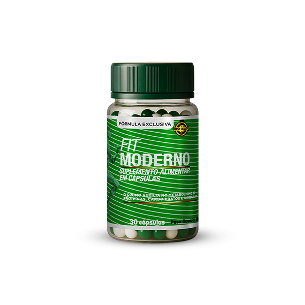 1 Potes Fit moderno Original 30 capsulas cada- envio imediato- LOJA OFICIAL