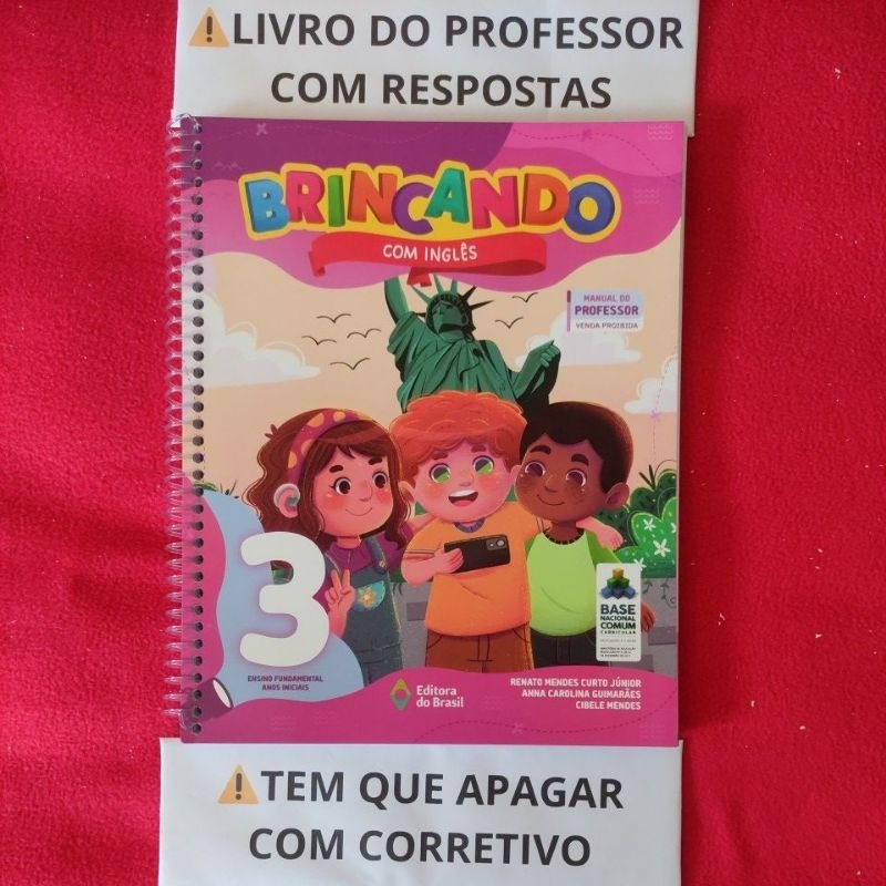 BRINCANDO COM INGLÊS 3 ENSINO FUNDAMENTAL (LIVRO DO PROFESSOR) ANOS INICIAIS em Oferta na Shopee