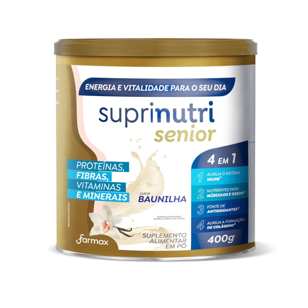 Suplemento Suprinutri Baunilha 400g em Oferta na Shopee