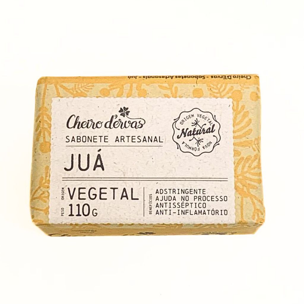 Sabonete de Juá 110% Vegetal - Cheiro de Ervas em Oferta na Shopee
