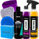Kit Para Lavar Moto Pneu Pretinho Shampoo V-Floc Cera Tok Final Carnauba Vonixx 500ML Luva e Pano Microfibra