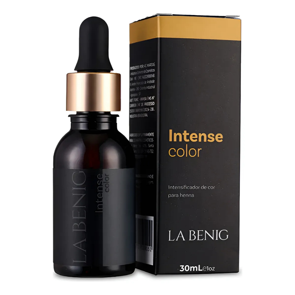 Intensificador De Cor Para Henna Intense Color La Benig 30ml em Oferta na Shopee